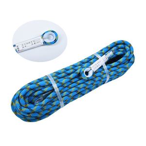 YS 6mm 8mm 10mm 12mm Corde d'escalade d'urgence en polyester et nylon, double tressée, colorée, haute résistance et durable, avec pochette - Product Image 1