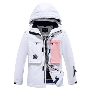 <span class=keywords><strong>Veste</strong></span> d'hiver imperméable extérieure pour hommes et femmes avec fermeture à glissière Snowboard <span class=keywords><strong>Ski</strong></span> coupe-vent vêtements d'extérieur chauds grande taille caractéristiques - Product Image 1