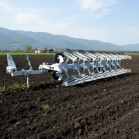 Charrue à socs semi-remorquée réversible hydraulique série Pioneer avec contrôle de profondeur, entraînement diesel, certifiée CE pour usage intensif