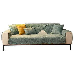 Cojín de sofá de terciopelo de leche, cojín de asiento antideslizante de invierno, <span class=keywords><strong>colcha</strong></span> acolchada moderna simple gruesa - Product Image 1