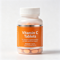 Étiquettes de bouteilles de compléments alimentaires Haoxuan OEM, film mat argenté, autocollants imperméables pour l'emballage des vitamines et l'affichage en magasin