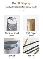 Sacs d'emballage alimentaire et pour café en plastique à impression personnalisée, scellés sur 3 côtés, pour noix, farine, encens et épices – Meilleures ventes