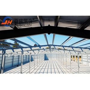 Entrepôt préfabriqué en Chine Bâtiments matériels Construire des arènes pour chevaux <span class=keywords><strong>Abri</strong></span> pour chèvres Arène pour chevaux Granges préfabriquées en acier - Product Image 5