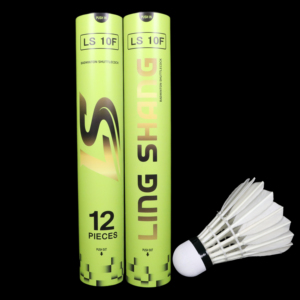 Volant de <span class=keywords><strong>badminton</strong></span> LS10F en plumes d'oie de qualité supérieure, tête en liège, blanc, 2 couches, haute durabilité, excellent rapport qualité-prix, pour club - Product Image 3