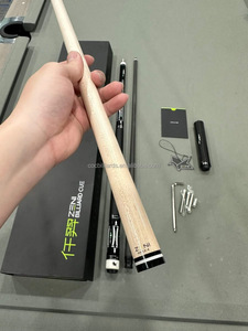 NUEVO Juego de tacos de billar de carbono <span class=keywords><strong>Zeni</strong></span> Radial Pin Sticker de madera de arce con 2 flechas, tacos de billar de carbono para billar americano - Product Image 6