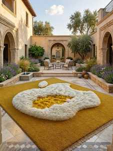 High-end <b>Hand</b>-<b>tufted</b> Soft Carpet for Living Room and Bedroom - Product Image 5