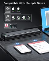 Imprimante de pochoirs de tatouage sans fil Phomemo M08F, machine de transfert thermique portable A4, pour la création d'art corporel en studio et en voyage