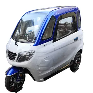 Cheap and simple enclosed electric tricycle 3 wheel electric motorcycle with EEC certification for adults