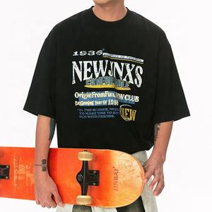 เสื้อยืดพิมพ์ลาย DTG ดีไซน์ดิจิทัลผ้าฝ้าย100% 300 GSM ทรงหลวมป้องกันการหดตัวระบายอากาศ - Product Image 4