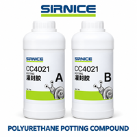 Résine de scellement en polyuréthane flexible -60 à 120°C, encapsulant électronique pour moniteurs et ventilateurs CC4021