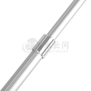 Shuiyunjian Épuisette de pêche à trois voies couleur naturelle, tête de filet détachable, <span class=keywords><strong>manche</strong></span> en aluminium, maille de 8 mm, perche télescopique - Robuste - Product Image 6