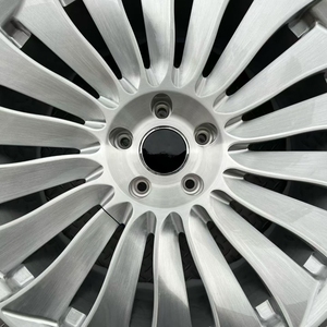 Nouvelles jantes en alliage d'aluminium forgé sur mesure pour l'aérospatiale |   Finition argent brillant |   Adaptation universelle |   Compatible <span class=keywords><strong>4x4</strong></span> 18-23 pouces 40 mm | - Product Image 3