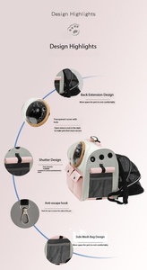 Extension <span class=keywords><strong>pour</strong></span> animaux de compagnie grand espace <span class=keywords><strong>sac</strong></span> à <span class=keywords><strong>dos</strong></span> <span class=keywords><strong>pour</strong></span> voyage Action extérieure plein espace <span class=keywords><strong>chien</strong></span> chat <span class=keywords><strong>sac</strong></span> à <span class=keywords><strong>dos</strong></span> extensible luxe sangle de sécurité boucle - Product Image 3