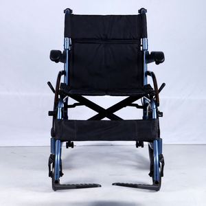 Silla de Ruedas Manual KS de Aleación de Aluminio, Ligera, Plegable, Portátil, con Neumáticos Sólidos, para Asistencia a Personas Mayores - Product Image 3