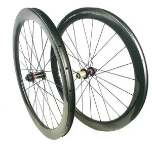 Synergy自行车轮圈50MM碳轮700C Clincher Road Disc Brake自行车车轮适用于700C Novatec碳轮