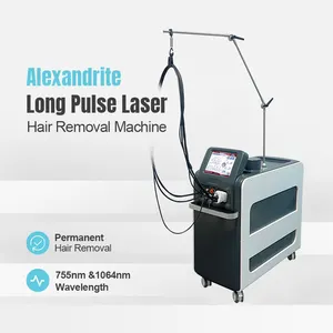 Máquina permanente de depilação a laser Lufenbeauty, preço de fábrica, OEM ODM 755nm, depilação a laser alexandrita, máquina de depilação a laser 755nm