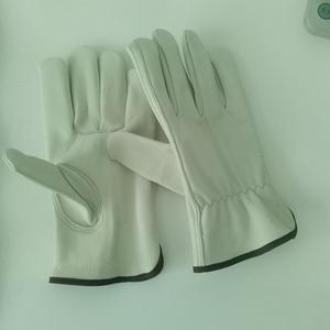 Guanti da fabbrica pelle di capra guanti in pelle di guida guanti da lavoro per uomo e donna - Product Image 5