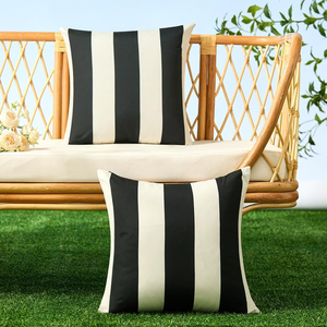 <span class=keywords><strong>Fundas</strong></span> de Cojín Impermeables con Diseño a Rayas para Exteriores, para Jardín, Patio, Sofá, Primavera - Product Image 6