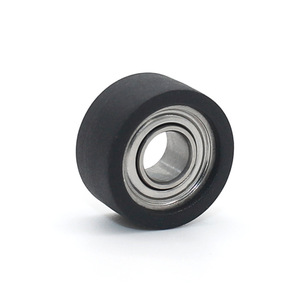 Rueda de Rodamiento Plana Silenciosa de Poliuretano TPU 685ZZ para Equipos Automatizados, 5*14*6.5mm con Recubrimiento de Goma - Product Image 2