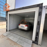DXH Abri Extérieur Préfabriqué en Panneaux Sandwich à Structure Acier, Abri de Voiture, Garage de Jardin, Atelier Conteneur, Carports