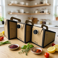 Boîte à café en papier kraft ondulé jetable, recyclable, imperméable, de qualité alimentaire, avec revêtement PE pour les commandes à emporter et les livraisons.