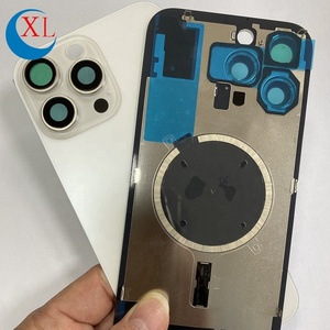 Gốc Cover Quay Lại Kim Loại Khung Sạc Flex Nhà Ở Glass Bìa Thay Thế Cho Apple <span class=keywords><strong>iPhone</strong></span> 15Pro 16pro Max 14 15 16 Cộng Với - Product Image 5
