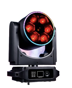 Projecteur de scène à tête mobile 7*40W RGBW 300W Bee Eye <span class=keywords><strong>LED</strong></span> avec bande <span class=keywords><strong>LED</strong></span> DMX512 pour DJ, fêtes, mariages et bars - Product Image 6