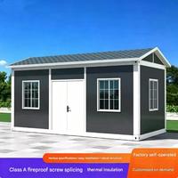 Maisons préfabriquées modulaires à toit triangulaire pour villas, appartements, résidences, immeubles de bureaux, hôtels, conteneurs d'hébergement