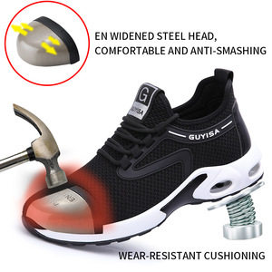 Chaussures de protection pour hommes, chaussures de sport pour étudiants de haute qualité, chaussures de travail respirantes et sûres pour l'été, Zapatos taille 36-50 - Product Image 3