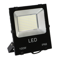 Reflector LED de 100W de Aluminio, Venta Directa de Fábrica, IP65 5054 SMD, Blanco Frío/Blanco Cálido, para Iluminación Exterior