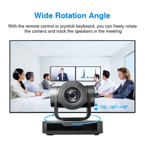 Anywii 1080P HD 4K hội nghị máy ảnh phòng họp giải pháp hệ thống hội nghị truyền hình 10x Zoom Webcam PTZ video hội nghị máy ảnh