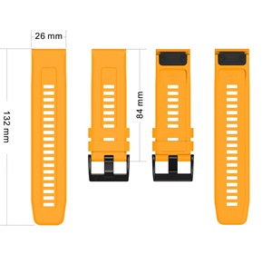 Bracelet de montre en silicone à ajustement rapide Upro 22 mm 26 mm pour Garmin Fenix 7 6 5 Fenix 8, bracelet sport robuste à libération rapide - Product Image 3