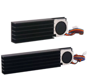 12V 2006 4-Wire PWM Temperature Control <b>M.2</b> <b>SSD</b> Heatsink Active Cooling Fan Radiator for Desktop M2 2280 22110 Solid State Drive - Product Image 2