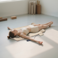 Matelas de massage électrique pliable portable à compression d'air complète du corps, shiatsu, vibration, chauffage, cuir PU, utilisation à domicile
