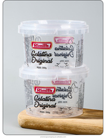 Gobelet en plastique PP de qualité alimentaire de 280 ml avec logo personnalisé, gobelet jetable pour crème glacée, yaourt, pouding avec couvercle