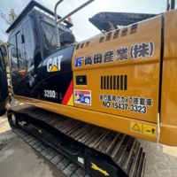 Excavatrice sur chenilles Caterpillar CAT 320D2L d'occasion, 20 tonnes, d'origine japonaise, hydraulique, en bon état, à vendre