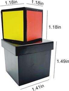 Boîte à dés en plastique pour la vision chromatique, tours <span class=keywords><strong>de</strong></span> <span class=keywords><strong>magie</strong></span>, distinguer les couleurs, accessoires <span class=keywords><strong>de</strong></span> <span class=keywords><strong>magie</strong></span> <span class=keywords><strong>de</strong></span> rue sonore, cube <span class=keywords><strong>de</strong></span> <span class=keywords><strong>mentalisme</strong></span> - Product Image 2