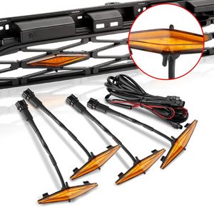 4 Luces LED DRL Pequeñas de 12V para Parrilla Delantera, para <span class=keywords><strong>Toyota</strong></span> <span class=keywords><strong>4Runner</strong></span> <span class=keywords><strong>TRD</strong></span> <span class=keywords><strong>PRO</strong></span>, Años 2014 a <span class=keywords><strong>2020</strong></span> - Product Image 6