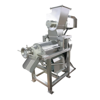 DZJX Presse-agrumes industriel à spirale pour fruits concassés / Extracteur de jus d'orange / Machine à jus à vis pour légumes concassés - Vente chaude