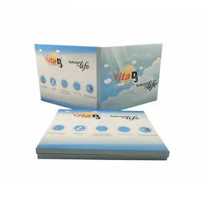 Touch Screen Wifi LCD Brochure New Arrived 10 Inch With 2GB RAM 16GB Paper Digital Video Brochure With Customized Design