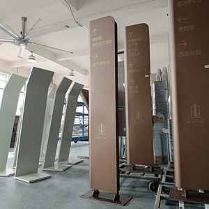 Freestanding Wayfinding Signage Airport Parking Lot Hotels Shopping Mall Vertical Directional Pylon <b>Signs</b> - Product Image 5
