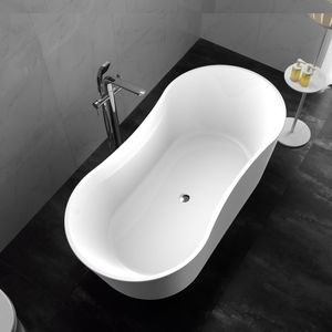 Baignoire autoportante en acrylique avec drain, design en tissu style <span class=keywords><strong>hamac</strong></span>, écologique, minimaliste, portable, économique pour hôtel, villa, extérieur - Product Image 2