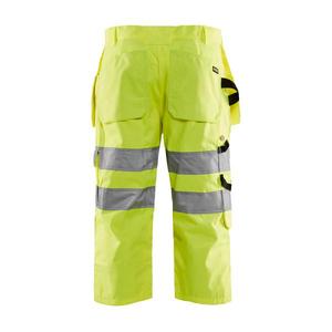 BLAKLADER - 153918113300D88 Pantalones cortos piratas de alta visibilidad Amarillo-EAN 7330509628942 ROPA DE TRABAJO DE LA HI-VIS - Product Image 2