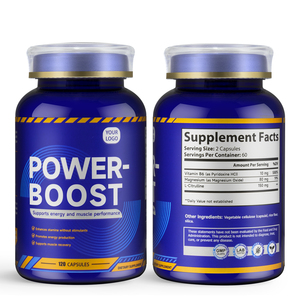 Cápsulas de refuerzo de potencia de alta potencia con magnesio para la vitalidad diaria y el bienestar natural 120 unidades - Product Image 4