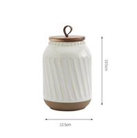 Vente en gros de bocaux de rangement en céramique de style moderne, boîte à café et sucre et thé personnalisée avec couvercle de décalcomanie pour le stockage à domicile