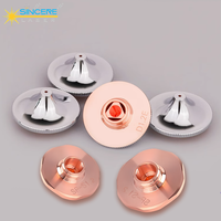 Nouvelle buse Laser à fibre simple Double couche 1.5 coupe soudage pointe de cuivre à grande vitesse pour tête de découpe Laser Raytools métal