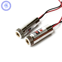 Module de Diode Laser à ligne rouge, noir 650nm 30mw avec pilote