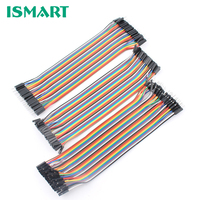 Câbles de pontage pour planche à pain I-SMART 20CM, longueur de fil au choix, kit de câbles Dupont assorti, mâle à mâle, câble ruban multicolore