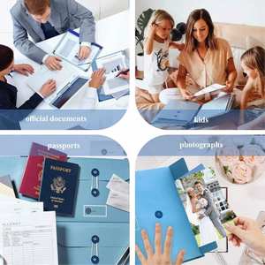 Carpeta de bolsillo para casos de emergencia, herramientas de almacenamiento de archivos, organizador de archivos, carpeta de bolsillo Manila, carpeta de almacenamiento tipo acordeón - Product Image 6