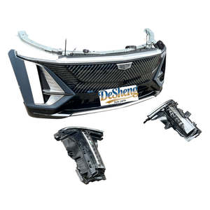 Choix idéal pour Cadillac Lyriq : Lame avant, pare-chocs avant, phares LED, calandre, <span class=keywords><strong>radiateur</strong></span>, capot, spoiler, ailes, plug-and-play - Product Image 3
